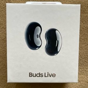 Samsung - Galaxy Buds Live True Wireless Earbud Headphones - Black